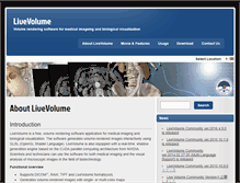 Tablet Screenshot of livevolume.com